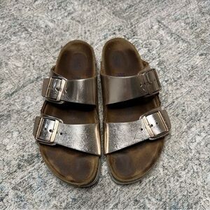 Birkenstock Arizona Sandals Metallic Size 7